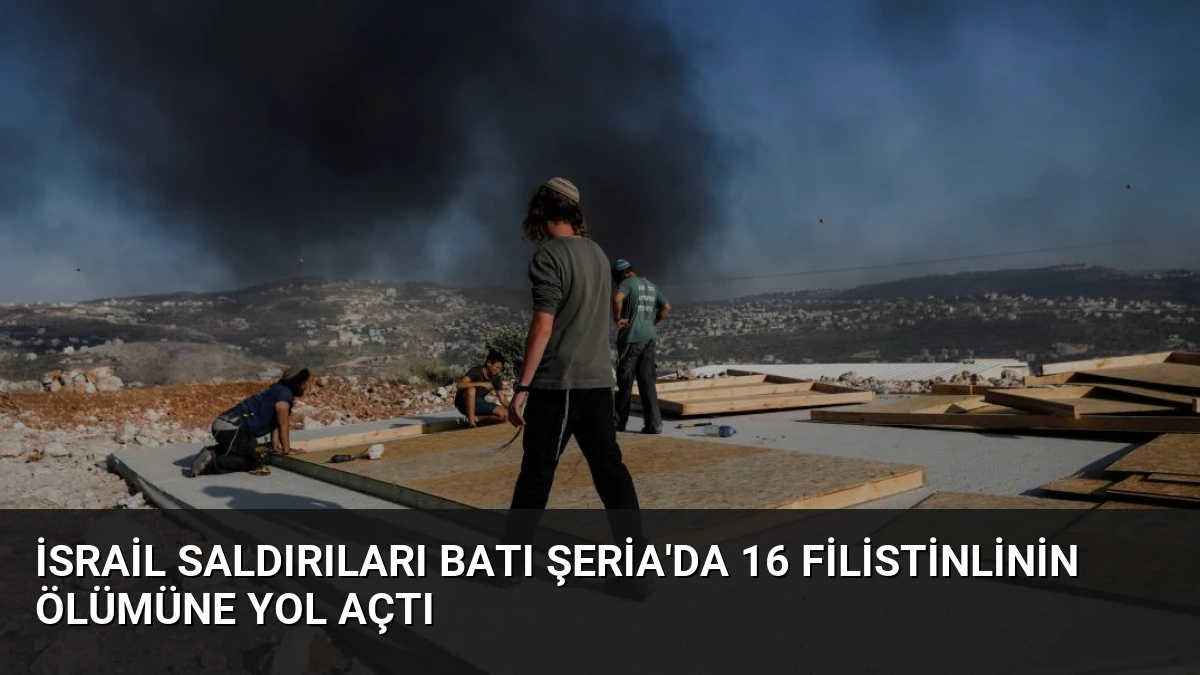 İsrail Saldırıları Batı Şeria’da 16 Filistinlinin Ölümüne Yol Açtı