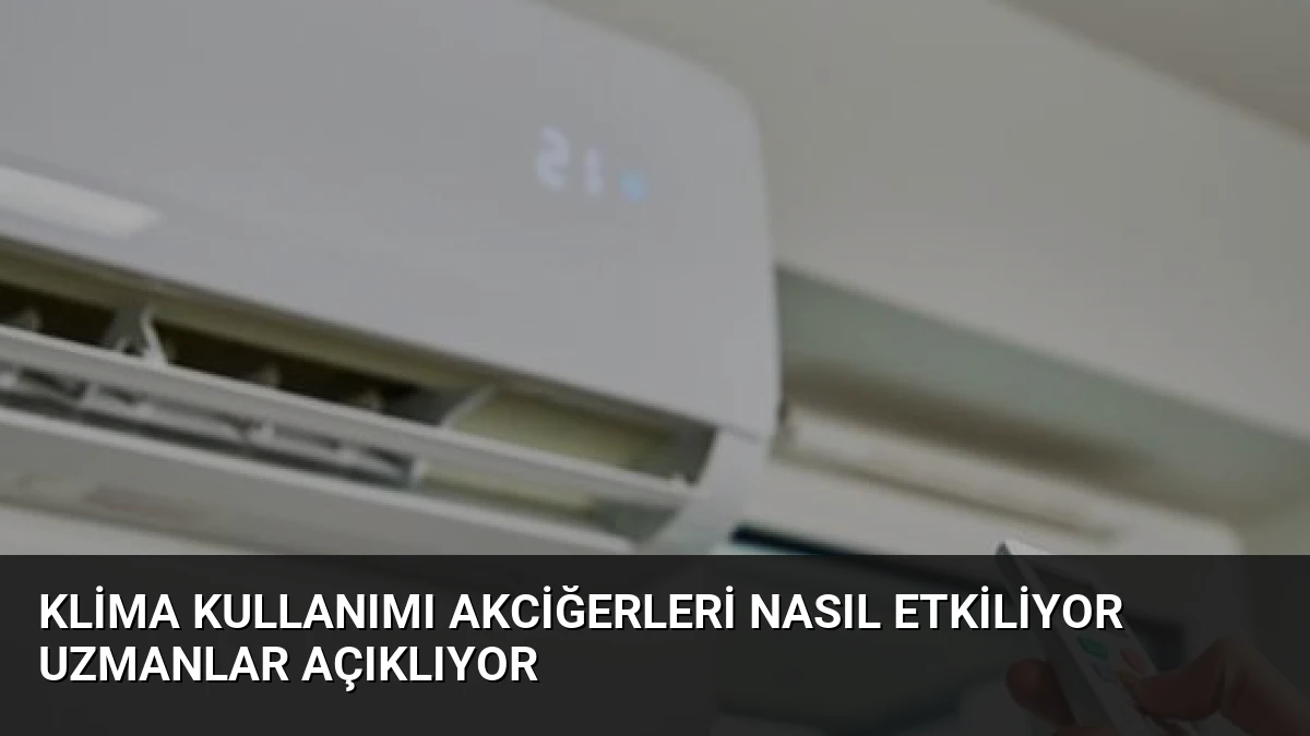 Klima Kullanımı Akciğerleri Nasıl Etkiliyor Uzmanlar Açıklıyor