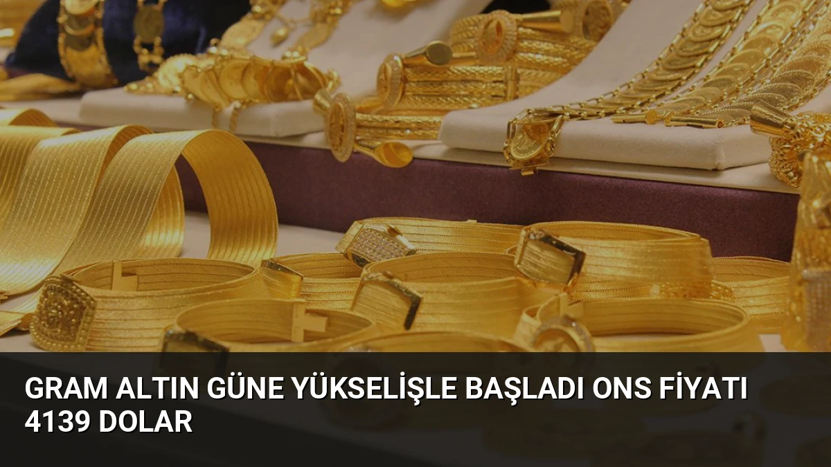 Gram Altın Güne Yükselişle Başladı Ons Fiyatı 4139 Dolar