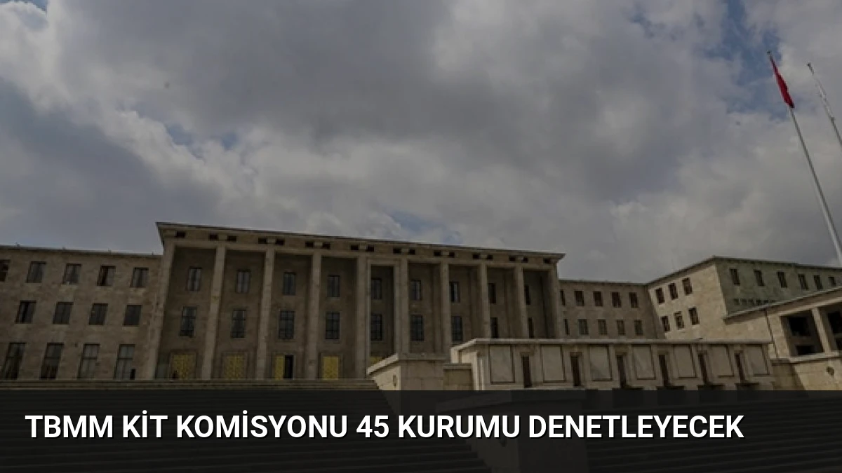 TBMM KİT Komisyonu 45 Kurumu Denetleyecek