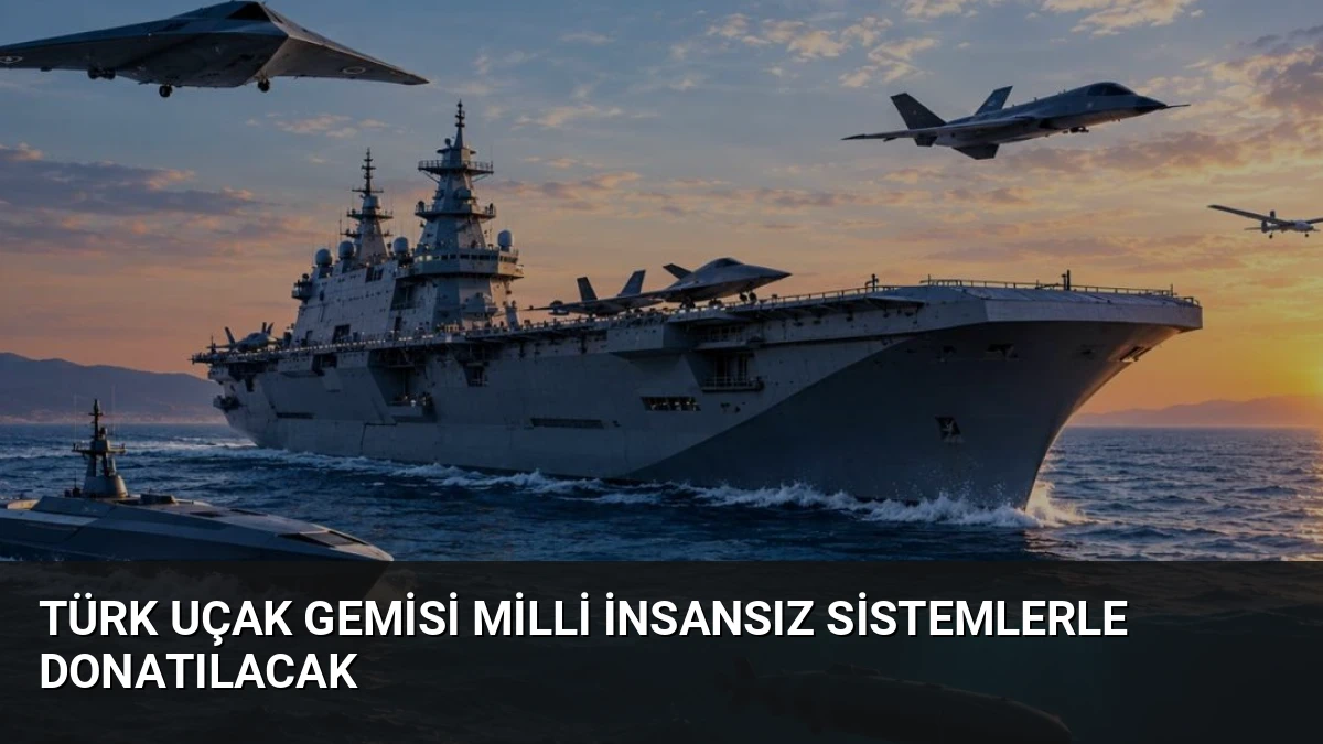 Türk Uçak Gemisi Milli İnsansız Sistemlerle Donatılacak